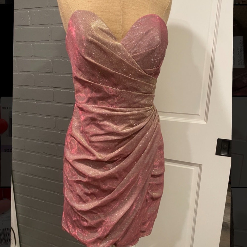 Gianna Bini rose cocktail dress